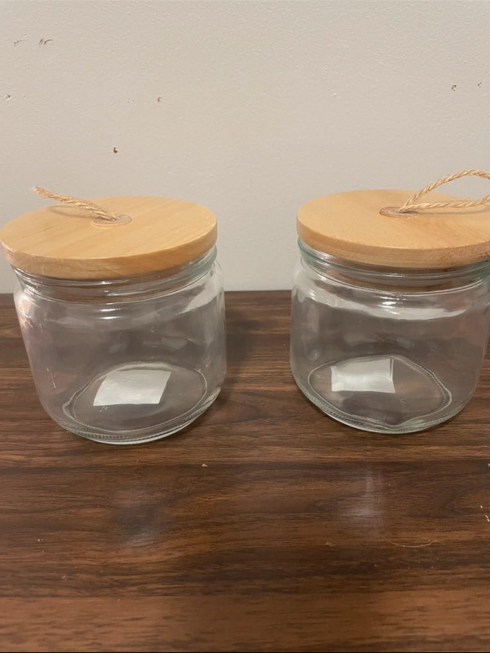 23 oz Round Glass Jars (Set of 2)